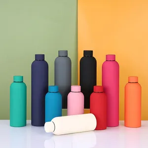 अनुकूलित रंग लोगो पुनः प्रयोज्य जिम खेल धातु पानी की बोतलें सबलिमिनेशन वैक्यूम थर्मल इन्सुलेटेड स्टेनलेस स्टील की बोतल