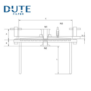 <span class=keywords><strong>Carcasa</strong></span> de Filtro de Membrana de <span class=keywords><strong>Disco</strong></span> para Filtro de Prensa de Vino - Product Image 4