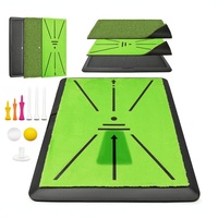 <strong>Best</strong>-<strong>selling</strong> <strong>Golf</strong> Chipping Mat Rubber Base Non-Slip <strong>Golf</strong> <strong>Swing</strong> Mat <strong>Trainer</strong> 3-in-1 Inter Changeable Pad for Indoor/Outdoor