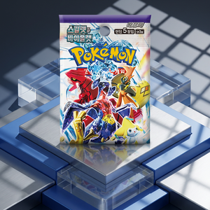 กล่องบูสเตอร์โต้คลื่นสีแดงม่วงเข้มแบบเกาหลีปิดผนึก TCG บอร์ดเกมต่อสู้แบบไม่มีการเปิดการ์ดหายาก - Product Image 3