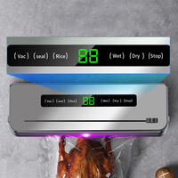 Scelleuse sous vide entièrement automatique avec coupe-sac intégré, largeur de scellage de 30 cm, scelleuse d'emballage pour produits secs, noix et fromages