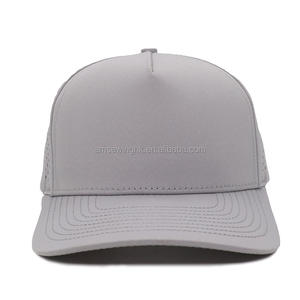 Gorras de Béisbol de Alta Calidad, 100% Poliéster Oxford, Diseño de 5 Paneles, Personalizables, Ajustables, Color Sólido con Puntos - Product Image 2