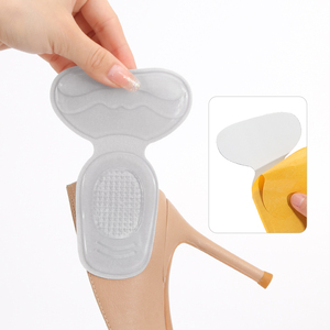 YNBG T6 Adesivi per Tallone Due-in-uno Anti-Usura per Scarpe, da Taglia Grande a Piccola, Morbidi, Altamente Adesivi, Sensazione sulla Pelle, Nero Albicocca Grigio - Product Image 2