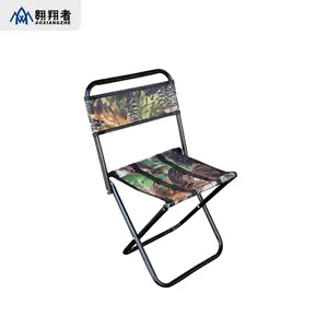 Outdoor-Stuhl kleiner quadratischer Bank-Klappstuhl tragbare Campingstühle mit Rückenlehne