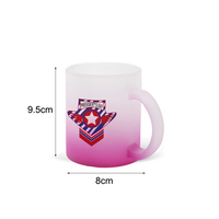 Topjlh populaire 2024 sublimation verre tasse blanc logo personnalisé motif impression verre chopes à bière pour fête bricolage produits de verres