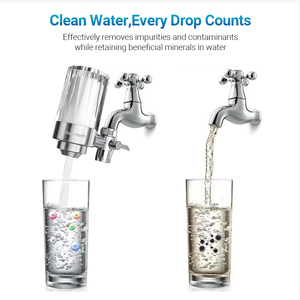 Khỏe mạnh uống lọc vòi nước TAP hệ thống lọc nước than hoạt tính + gốm ABS cấp thực phẩm với nắp trong suốt - Product Image 5