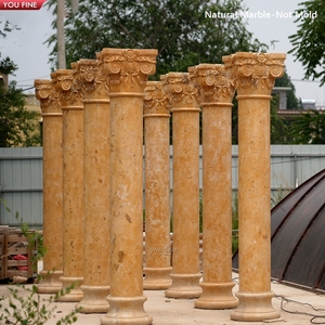Projet d'art public personnalisé <span class=keywords><strong>Temple</strong></span> grec de l'agriculture Colonne en marbre - Product Image 5