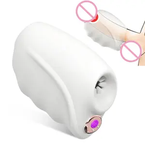Male Masturbation Cup Automatic Sucking Real Oral Vagina Vacuum Suction Vibrator Masturbator Sex Toys For Men Sexy Shop