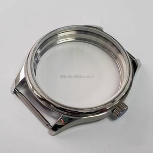 Boîtier de montre en acier inoxydable de 40mm avec cristal de saphir compatible avec les mouvements mécaniques manuels <span class=keywords><strong>ETA</strong></span> <span class=keywords><strong>6497</strong></span>/6498 - Product Image 3