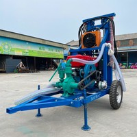 Foreuse de puits profonds EB200 pour l'eau, machine de forage de puits de 200 m