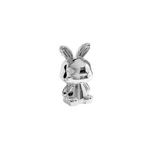 1個の長い耳のウサギのセンターコンソールの装飾貼り付け可能なメッキウサギ3DDIY家具の装飾 - Product Image 6