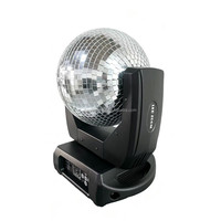 Lumières de scène à LED RGB pour fête disco, boule miroir en verre, projecteur mobile, éclairage de mariage