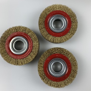 TDFワイヤーホイールグラインダーベンチ研削ワイヤーブラシ微細リダサー付き - Product Image 3
