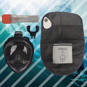 Maschera Subacquea Integrale in Silicone Antiappannamento per Snorkeling e Apnea, con Rivestimento Antiappannamento, per Bambini e Adulti, per Respirazione Libera - Product Image 6