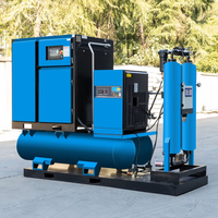 Compresseur d'air à vis tout-en-un haute pression 16 bars 20 bars 37 kW avec sécheur pour découpe laser