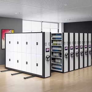 Custom Intelligent Compactor Mobile Shelving <b>System</b> Commercial Office Furniture Archival <b>Filing</b> Cabinet Storage - Product Image 2