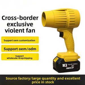 เครื่องเป่าลมแบบไร้สายสำหรับงานอุตสาหกรรม DIY มอเตอร์ไร้แปรงถ่าน 21V แบบพกพา ชาร์จซ้ำได้ แบตเตอรี่ลิเธียม 3.0Ah ใช้งานต่อเนื่อง - Product Image 6