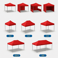 Tente d'événement hexagonale 10x10ft 10x20ft avec structure en aluminium, impression de logo personnalisée pour la publicité extérieure