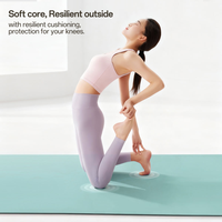 Tapis de yoga ovale en caoutchouc PU haute densité 5 mm, antidérapant, adhérence sur surface humide, écologique, couleur personnalisée, sangle de transport pour studio de yoga