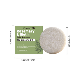 Barra de Champú de Romero y Menta 60g, Marca Privada OEM, Vegano, Sin Sulfatos, Estimula e Hidrata el Cuero Cabelludo - Product Image 6