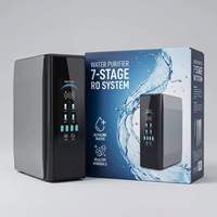 Système de purification d'eau domestique sous évier à 7 étapes avec double sortie, filtre à eau alcaline et minérale, affichage TDS intelligent