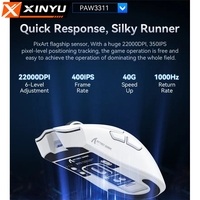 Ratón Inalámbrico RGB X11 ODM/OEM con 2.4G PAW3311, Tres Modos, Base de Carga Magnética para Computadora Portátil, PC y Escritorio