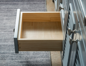 <span class=keywords><strong>Meuble</strong></span> <span class=keywords><strong>de</strong></span> salle <span class=keywords><strong>de</strong></span> bain <span class=keywords><strong>de</strong></span> style américain avec double vasque en bois massif - Product Image 5
