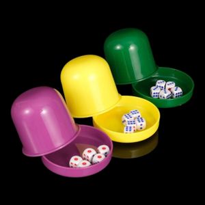 Base épaisse Die tasse <span class=keywords><strong>Table</strong></span> jeu jouet barre Ktv discothèque combinaison dés secouer tasses tamis ensemble dés tasse Shaker - Product Image 1