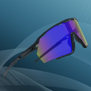 Occhiali da Sole Europei e Americani con Montatura Completa, Protezione UV400, Rivestimento Colorato, Antivento e Antipolvere - Product Image 2