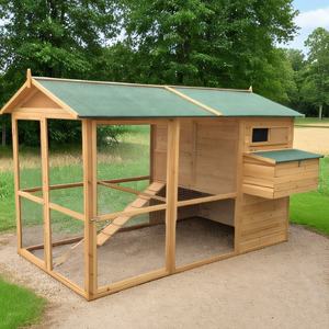 Nuove Gabbie per Galline Ovaiole 2025, Pollai Extra Large per Allevamento all'Aperto, Casette in Legno per Galline - Product Image 4