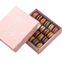 Boîte d'Emballage Conteneur en Papier Biodégradable de Haute Qualité pour Macarons, Gâteaux et Cupcakes, Personnalisable avec Logo pour Pâques, Vente en Gros