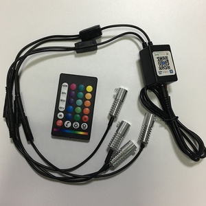 Iluminación Ambiental Interior para Auto, Luz LED <span class=keywords><strong>de</strong></span> <span class=keywords><strong>Fibra</strong></span> Óptica, Control por Aplicación Móvil, Lámpara Decorativa con Clasificación IP68, Regulable, 12V, 2 Años <span class=keywords><strong>de</strong></span> Garantía - Product Image 3