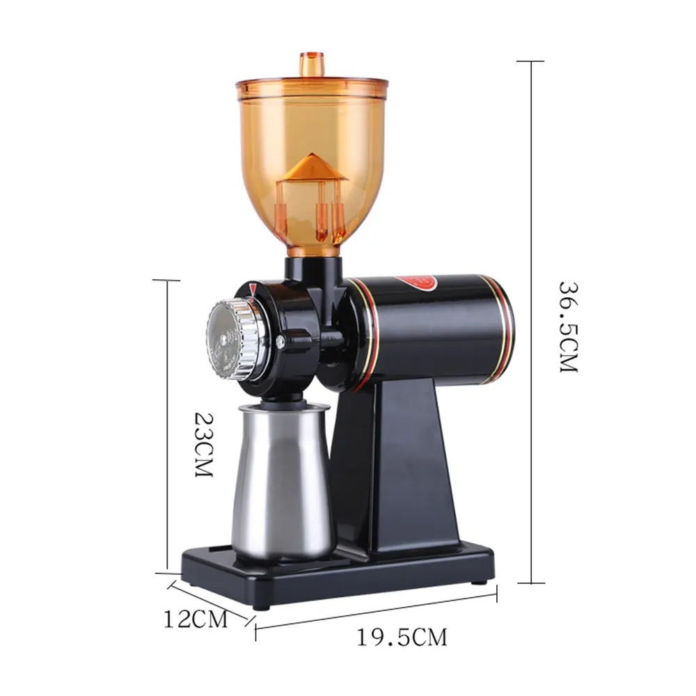 Electric Coffee Grinder Automatic Burr Mill Grinder Professional Coffee Bean Powder Grinding Machine