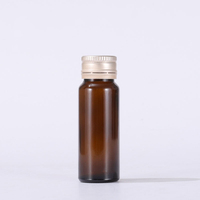 LanJing 30ml Ambre Oral Liquide Bouteille Verre Enzyme Sérum Bouteille avec Couvercle en Aluminium