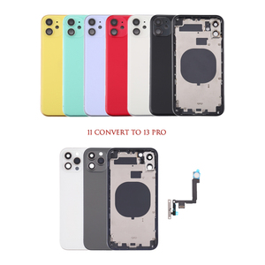 Kit <span class=keywords><strong>de</strong></span> conversion <span class=keywords><strong>de</strong></span> châssis arrière <span class=keywords><strong>de</strong></span> batterie pour <span class=keywords><strong>iPhone</strong></span> <span class=keywords><strong>11</strong></span> en boîtier arrière <span class=keywords><strong>de</strong></span> 13 Pro - Product Image 1