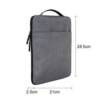 Housse de protection portable sur mesure MAY ZOO en tissu Oxford pour tablette et ordinateur portable, en RPET, avec poignée, pour transport vertical