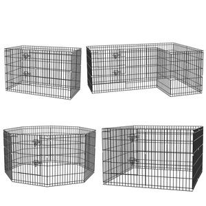 Enclos pour chien pliable et amovible en fer écologique et sûr, parc pour animaux de compagnie, clôture détachable pour chiens et petits animaux - Product Image 2