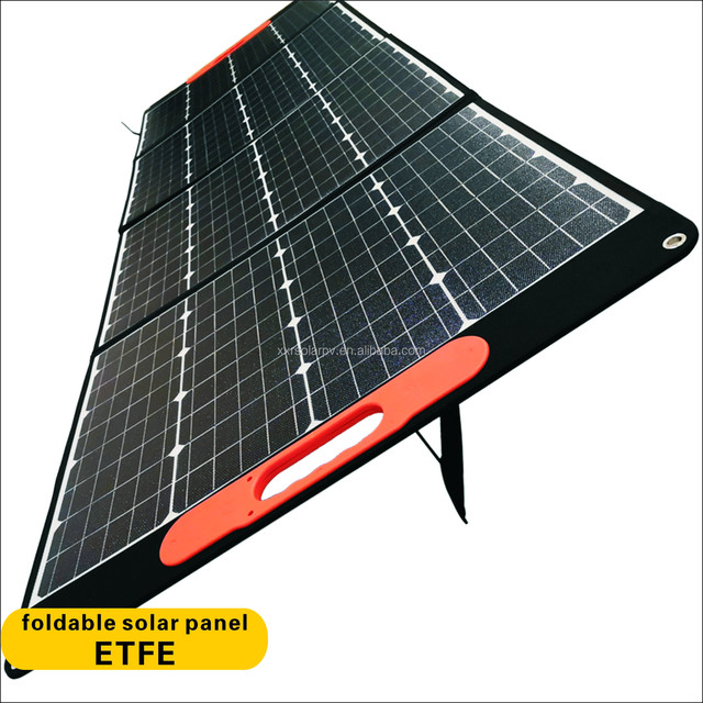 Travelling Camping  ETFE Mono Foldable Solar Panel Charger 300w 250w 200w 18v Folded Outdoor Solar Panel for Campers