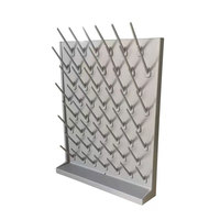 Rak Pengering Laboratorium PP Desain Modern Pegboard Rak Penampung Air untuk Sekolah, Pabrik, Bengkel, Rumah Sakit, Penggunaan Komersial Vitallab PB-01