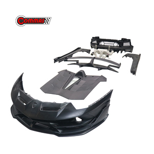Kit carrosserie SVJ Style en fibre de carbone pour Lamborghini Aventador LP700 LP720 LP750 : pare-chocs avant, jupes latérales, aileron arrière, échappement - Product Image 1
