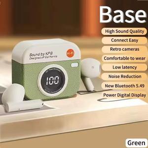Caméra rétro Q86 avec grand écran numérique sans fil pour écouteurs JL, appels HD intra-auriculaires, réduction du bruit, étanche IPX5, pour femmes - Product Image 5