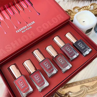 Vente en gros de coffrets de vernis à ongles en gel écologiques avec impression de logo personnalisé, boîte en papier rigide magnétique de luxe avec insert