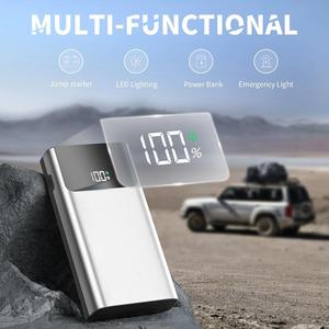 Démarreur de batterie 12V pour moteur essence et diesel, 10000mAh, avec fonction de <span class=keywords><strong>booster</strong></span> de batterie de voiture et lumière LED - Product Image 4