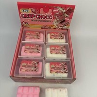 Jouet anti-stress à presser en forme de griffe de chat, texture croquante, imitation chocolat croustillant, à récupération lente, unisexe, 14 ans et plus, lot de 12 pièces
