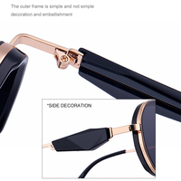 Lunettes de soleil en gros, lunettes personnalisées, lunettes de soleil polygonales, lunettes de soleil personnalisées 2025, lunettes de soleil avec logo, lunettes en métal unisexes