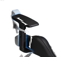 Chaise de jeu ergonomique pour ordinateur Chaise longue réglable confortable pour dortoir de café Internet avec fonction extensible