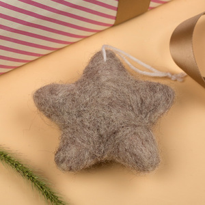 8cm Eco-friendly Cute <strong>Christmas</strong> <strong>Tree</strong> Five-Pointed Star Decoration Small Pendant Material Wool Felt Handmade DIY Accessories - Product Image 2