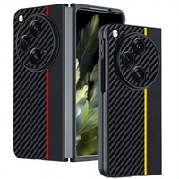 Étui de protection pour téléphone Oppo Find N3, motif en fibre de carbone de luxe, ultra fin, charge sans fil, antichoc, pour OnePlus Open