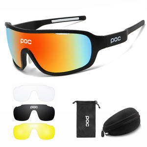 Gafas de sol deportivas MTB de alta calidad, gafas polarizadas para montar en bicicleta con <span class=keywords><strong>lentes</strong></span> TAC verdes, blancas y rojas para ciclismo de montaña - Product Image 2