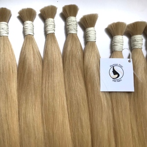 Jocksingler — Extensions de cheveux naturels en couleur Blonde, trame dessin, vente en gros, usine vietnamienne, 613 - Product Image 5